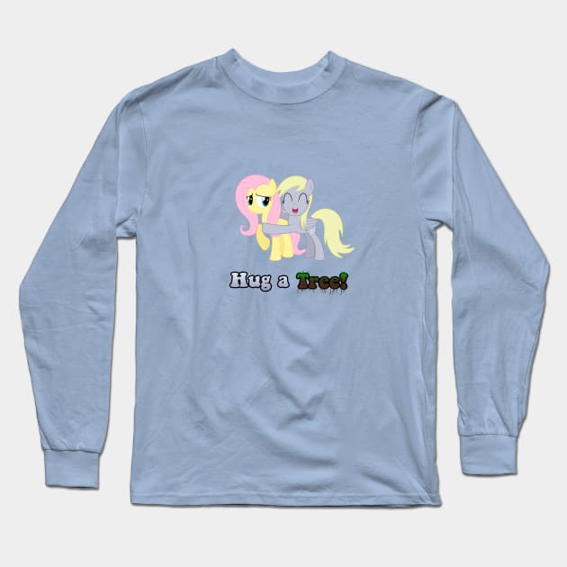 Hug a Tree Long Sleeve T-Shirt by ToxicMario